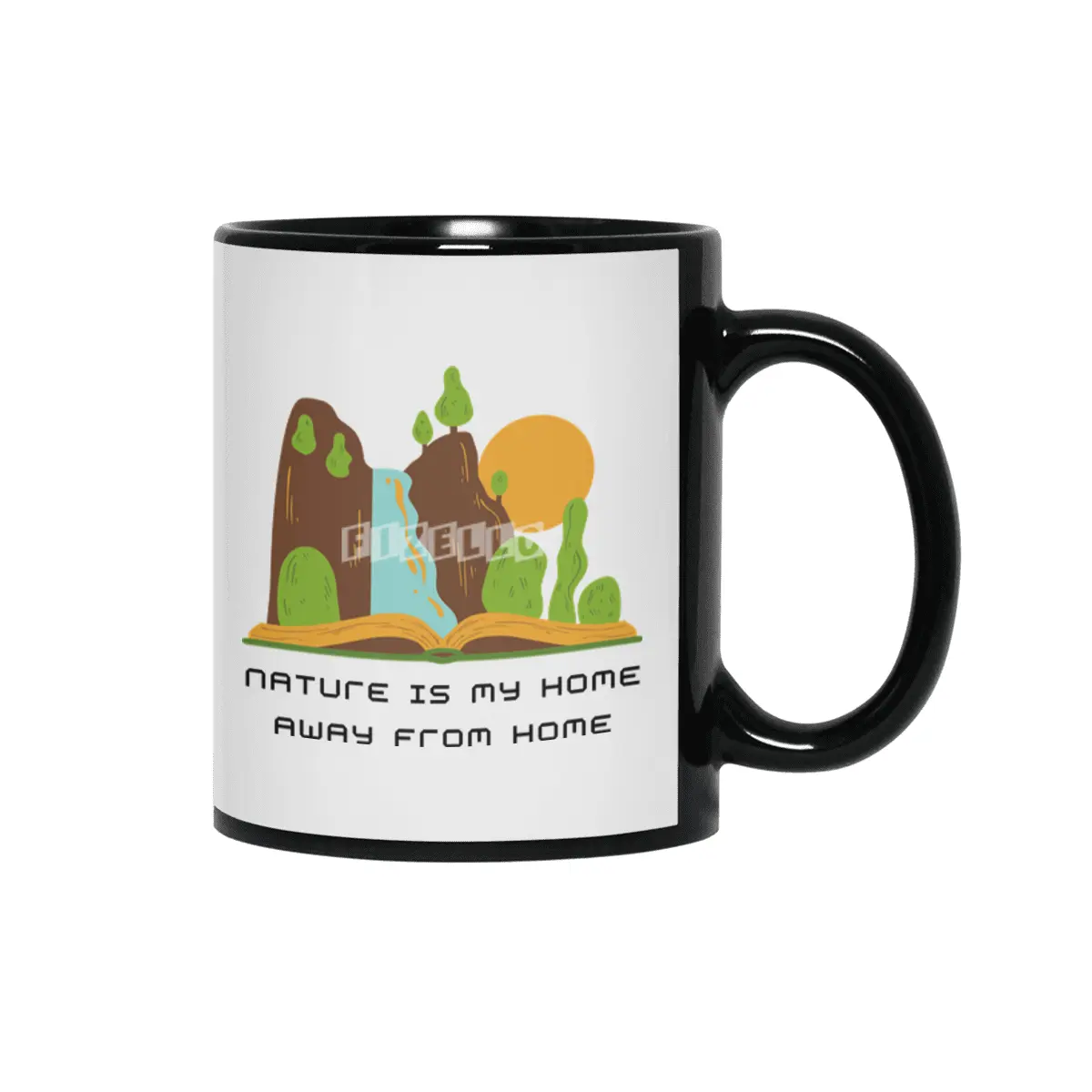 Nature is my home away from home Siyah Kupa