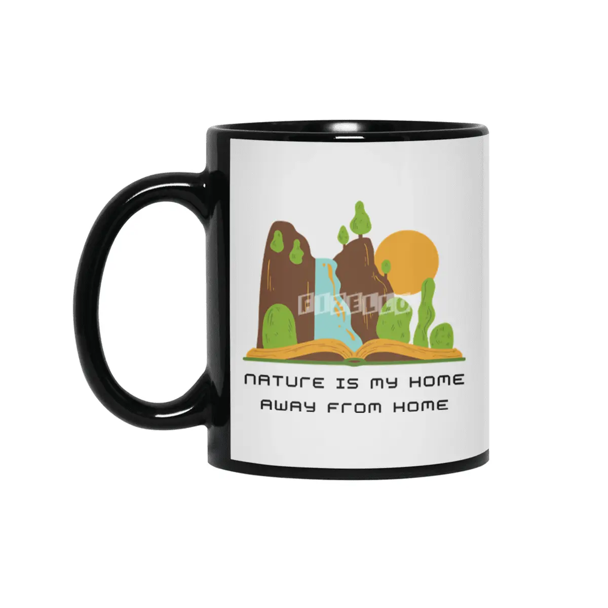 Nature is my home away from home Siyah Kupa