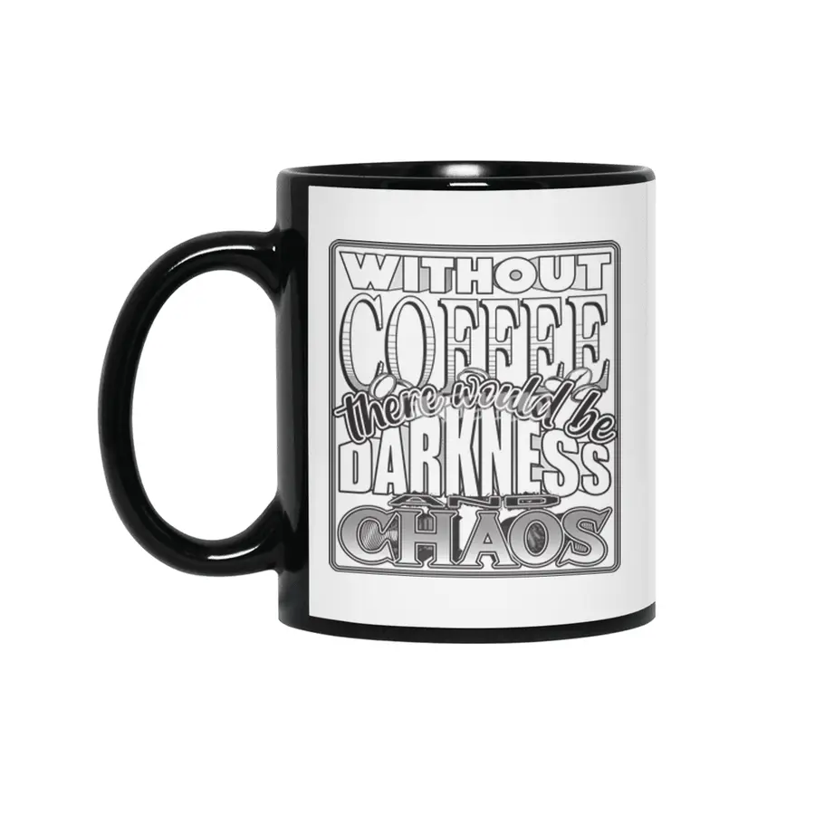 Without Coffee Siyah Kupa