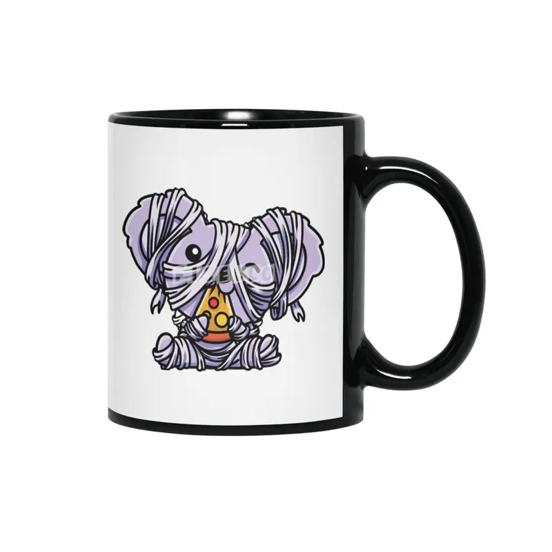 Cute Spooky Halloween Koala Bear as Mummy Costume Siyah Kupa