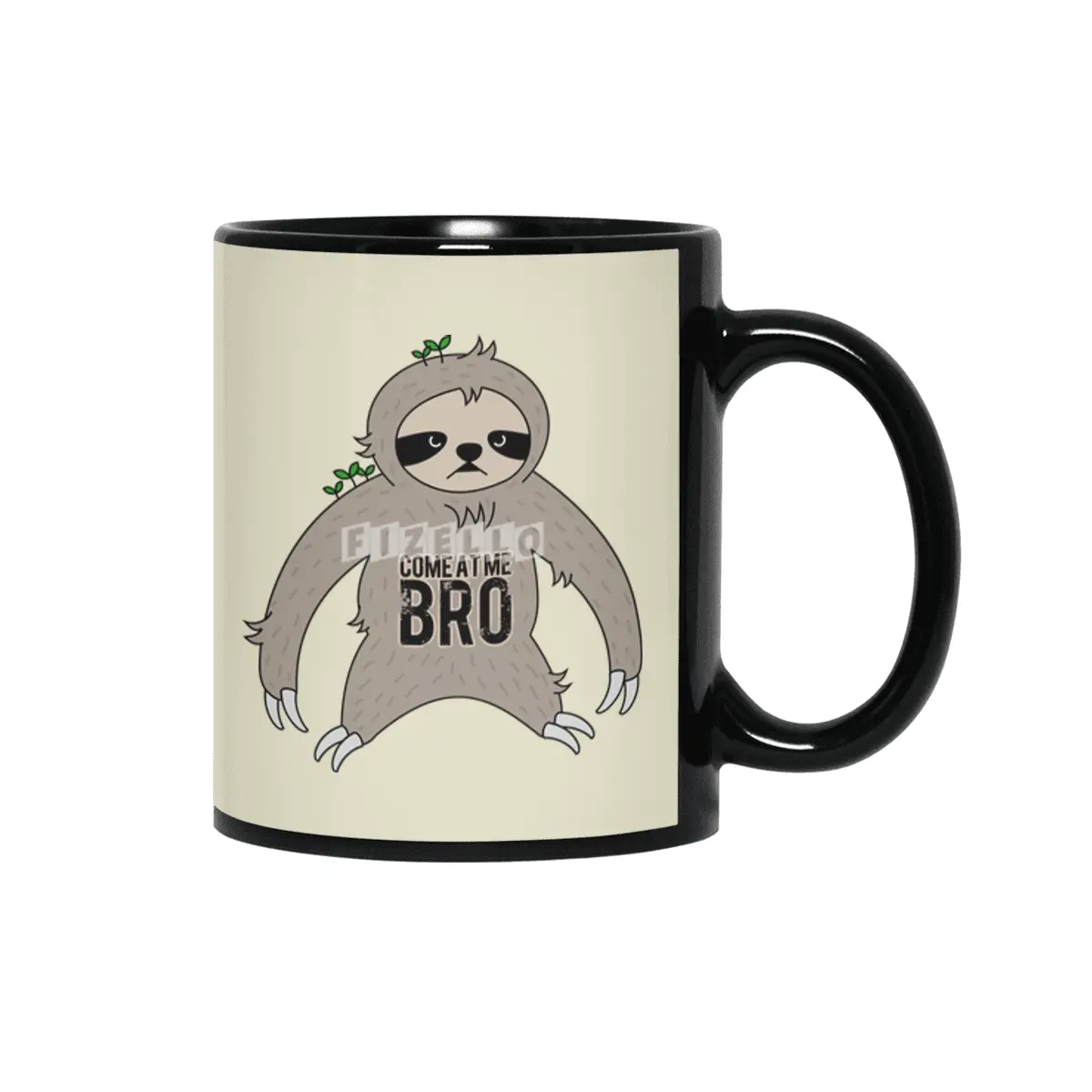 come at me bro sloth Siyah Kupa