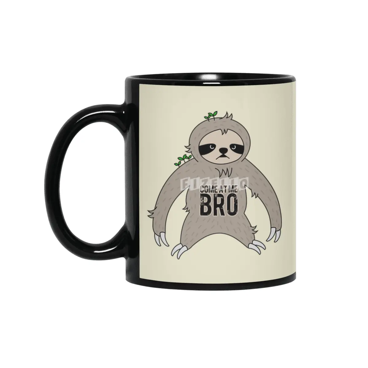 come at me bro sloth Siyah Kupa