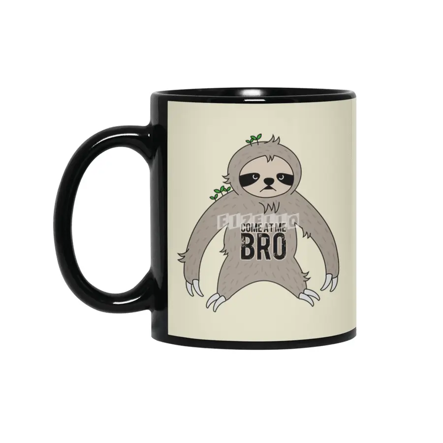 come at me bro sloth Siyah Kupa