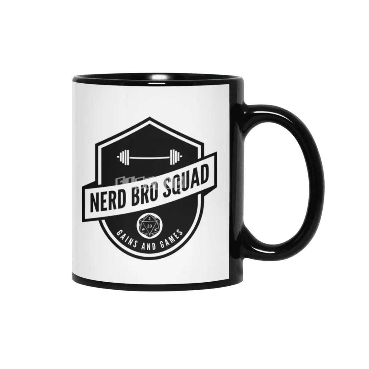 Nerd Bro Squad Siyah Kupa