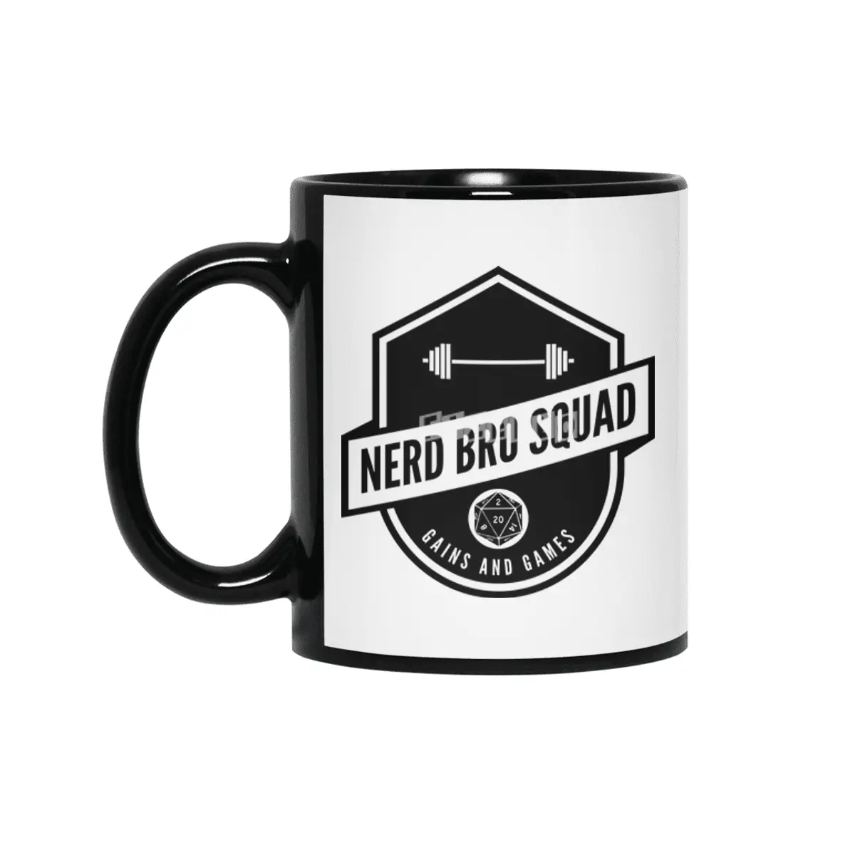 Nerd Bro Squad Siyah Kupa
