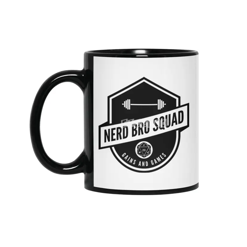 Nerd Bro Squad Siyah Kupa