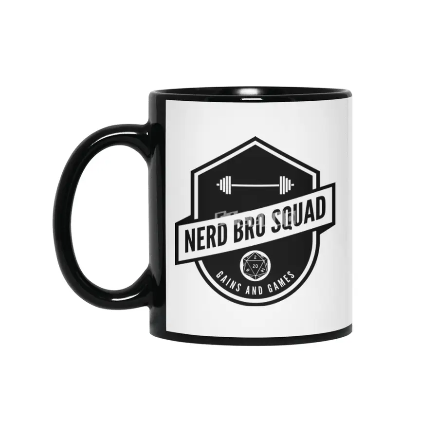Nerd Bro Squad Siyah Kupa