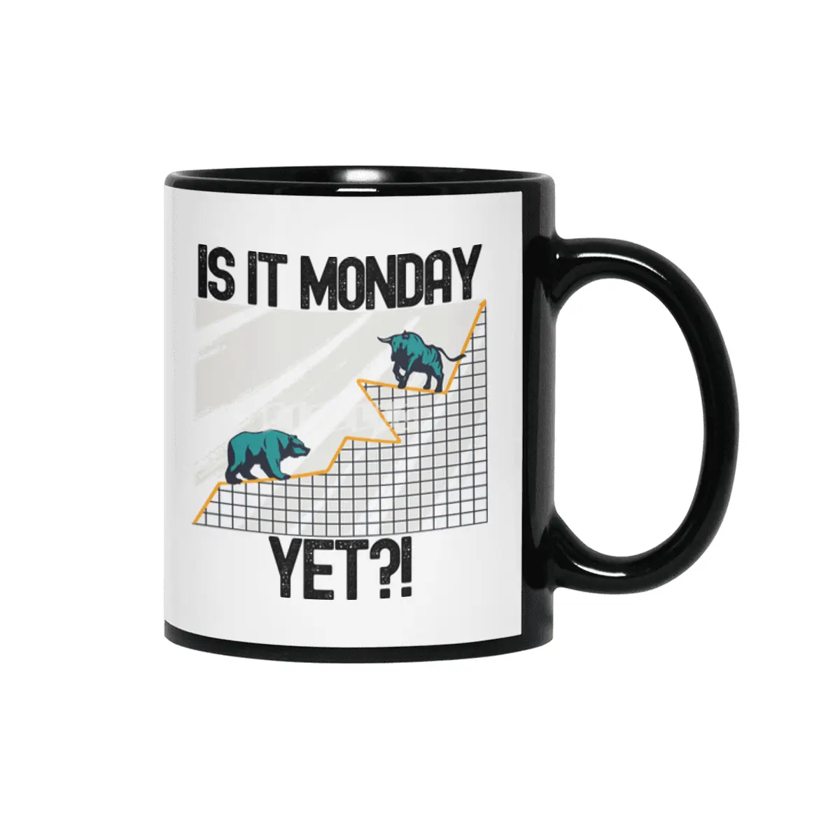 Is It Monday Yet? - Funny Trading Lover Siyah Kupa