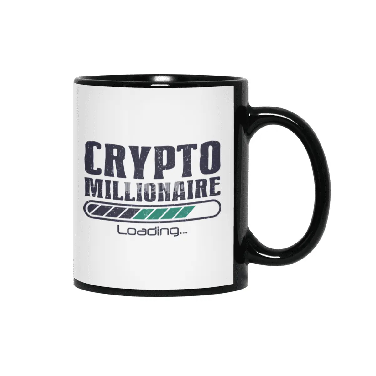 Crypto Millionaire Funny Bitcoin Crypto Siyah Kupa