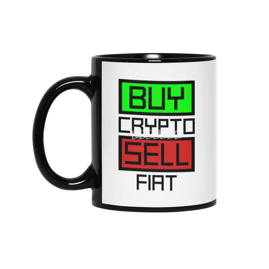 Buy Crypto Sell Fiat Buttons Siyah Kupa