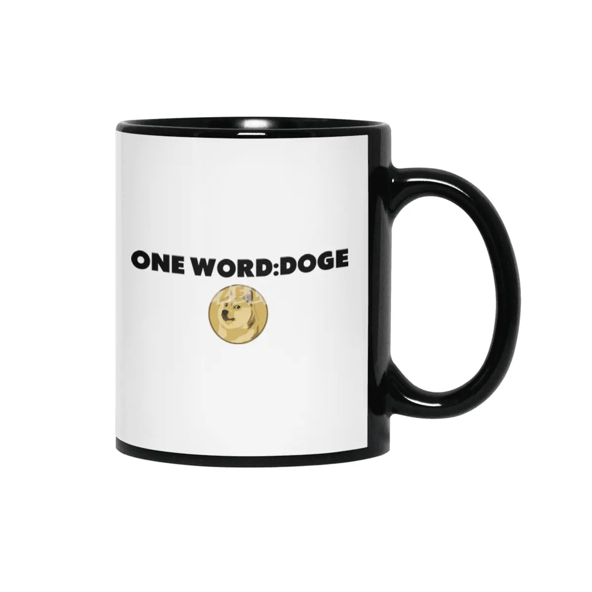 Dogecoin Hodl - Crypto Shirt Siyah Kupa