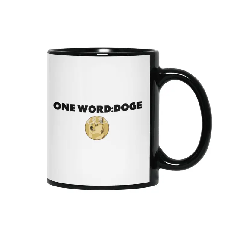 Dogecoin Hodl - Crypto Shirt Siyah Kupa