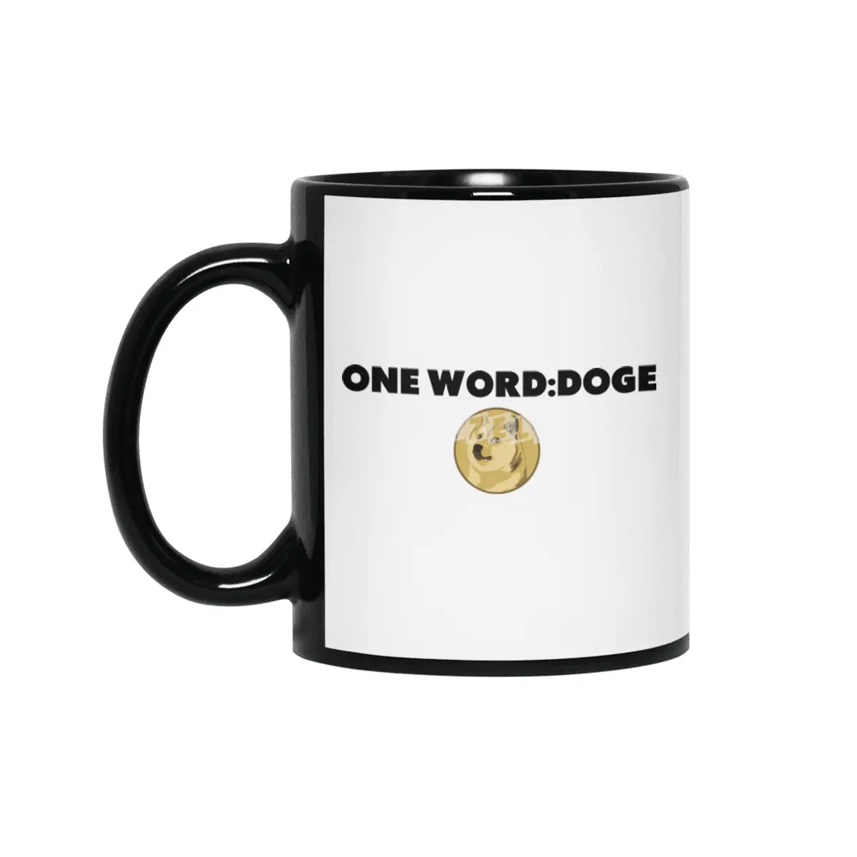 Dogecoin Hodl - Crypto Shirt Siyah Kupa