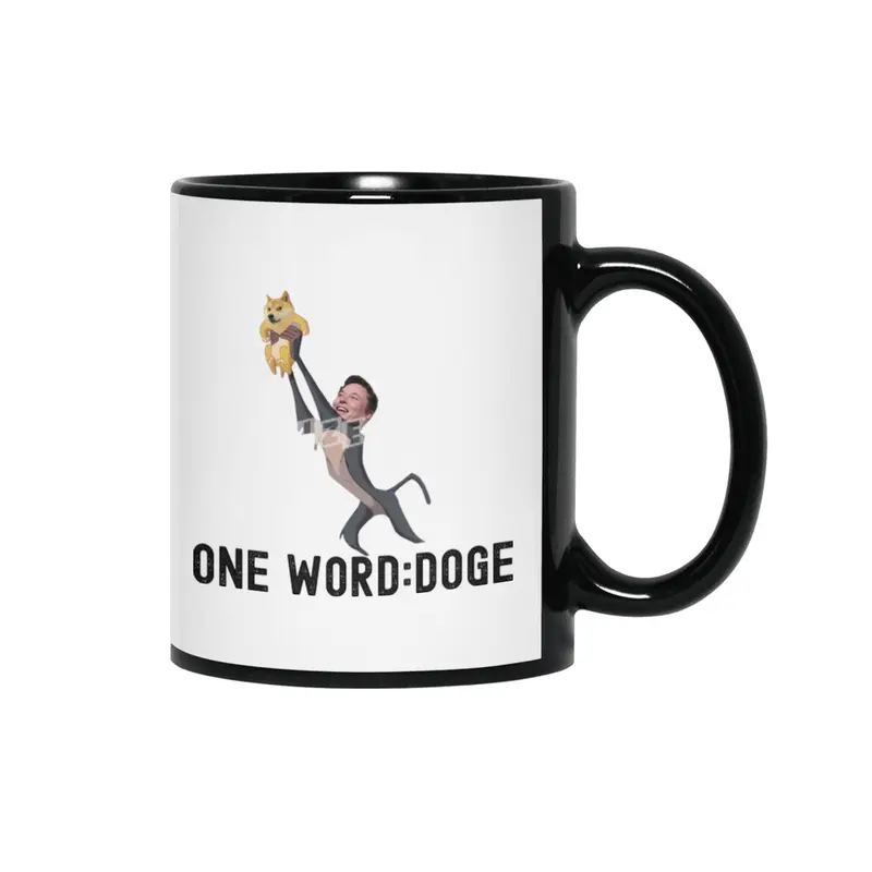 Dogecoin Hodl - Crypto Shirt Siyah Kupa