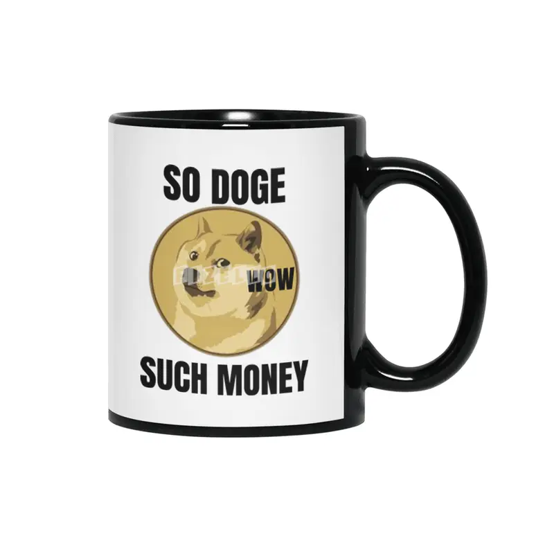 Dogecoin Hodl - Crypto Shirt Siyah Kupa