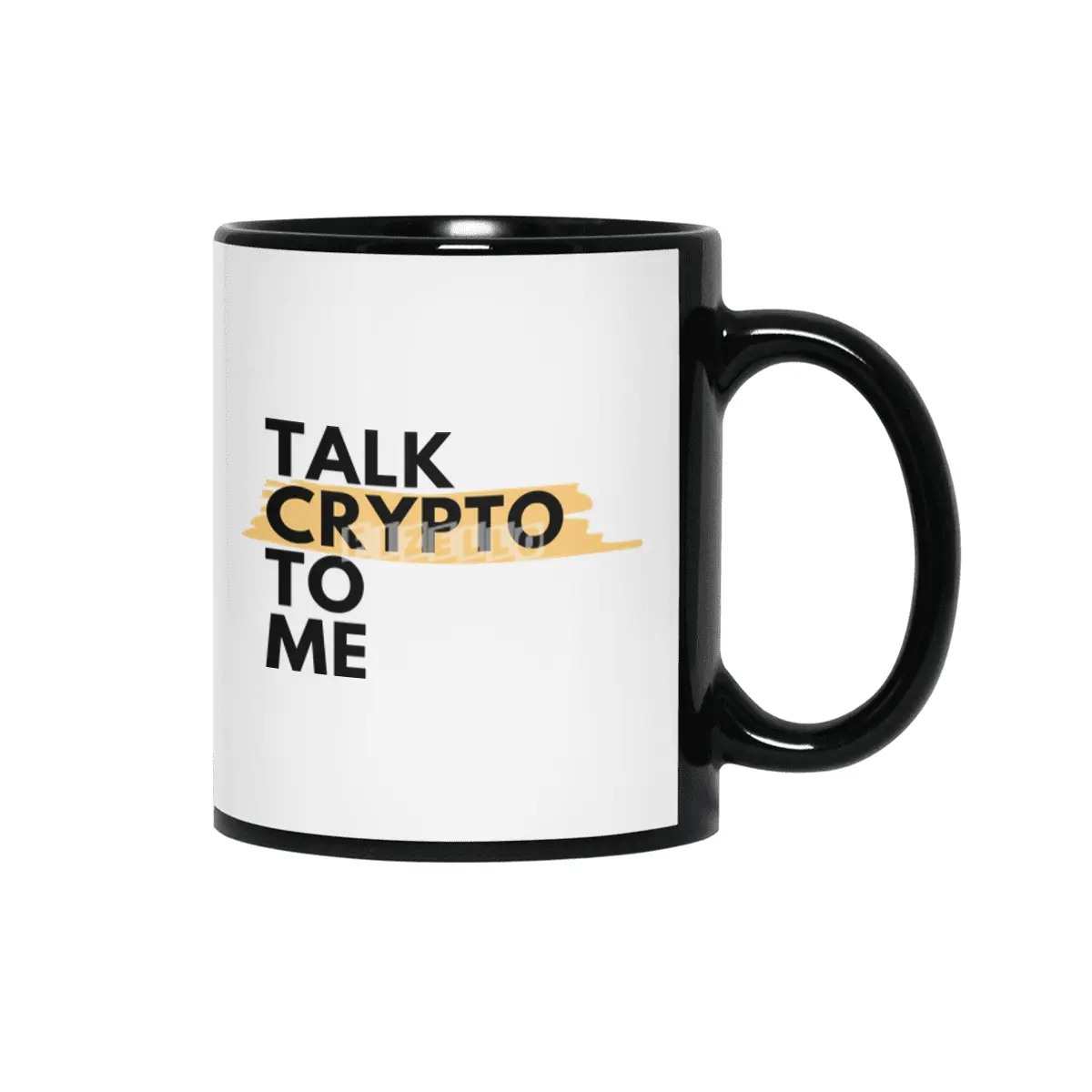 Talk Crypto To Me Siyah Kupa