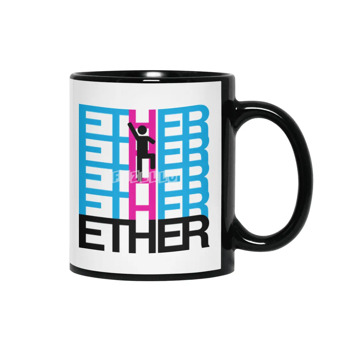 Climb the Ethereum Ladder Siyah Kupa