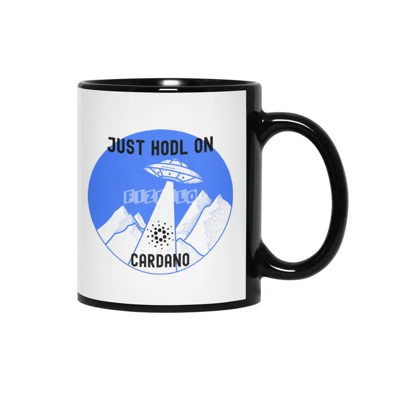 Just Hodl On - Cardano Investor Siyah Kupa