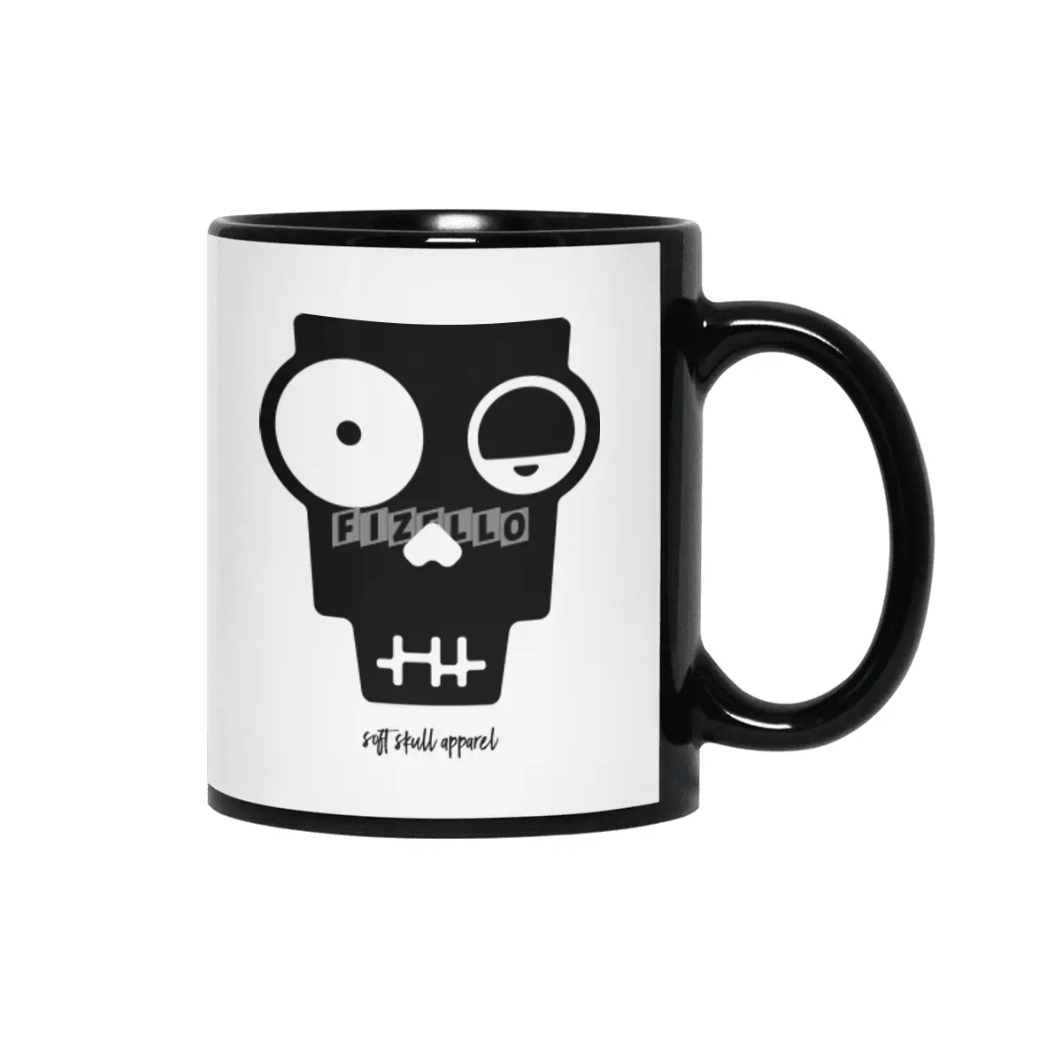 Soft Skull Zombie One in Black Siyah Kupa