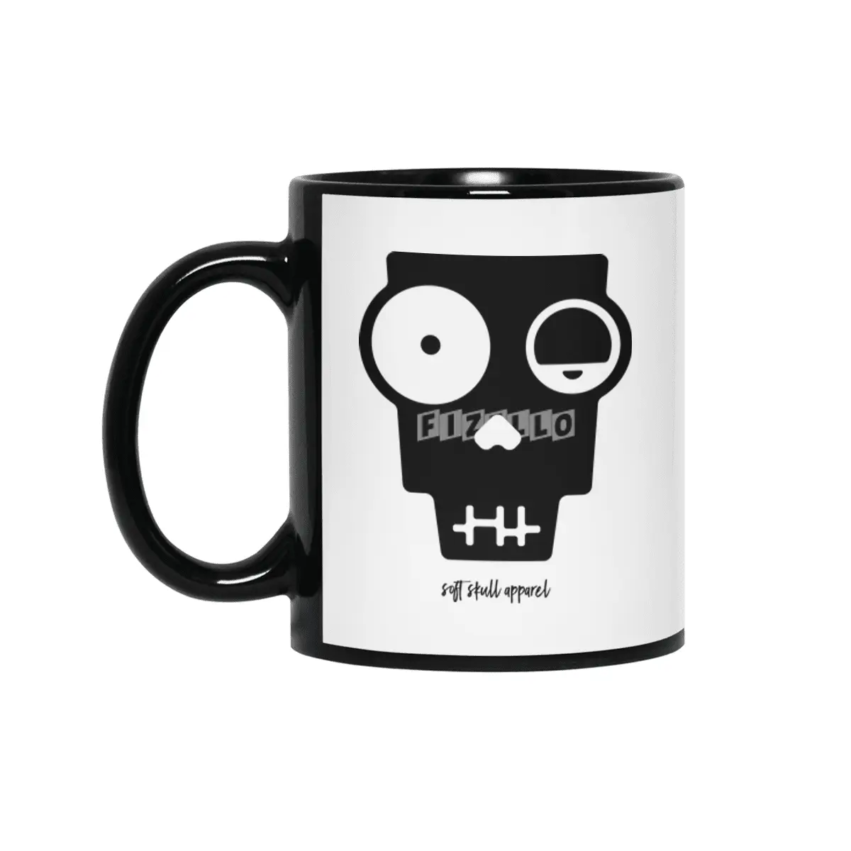 Soft Skull Zombie One in Black Siyah Kupa