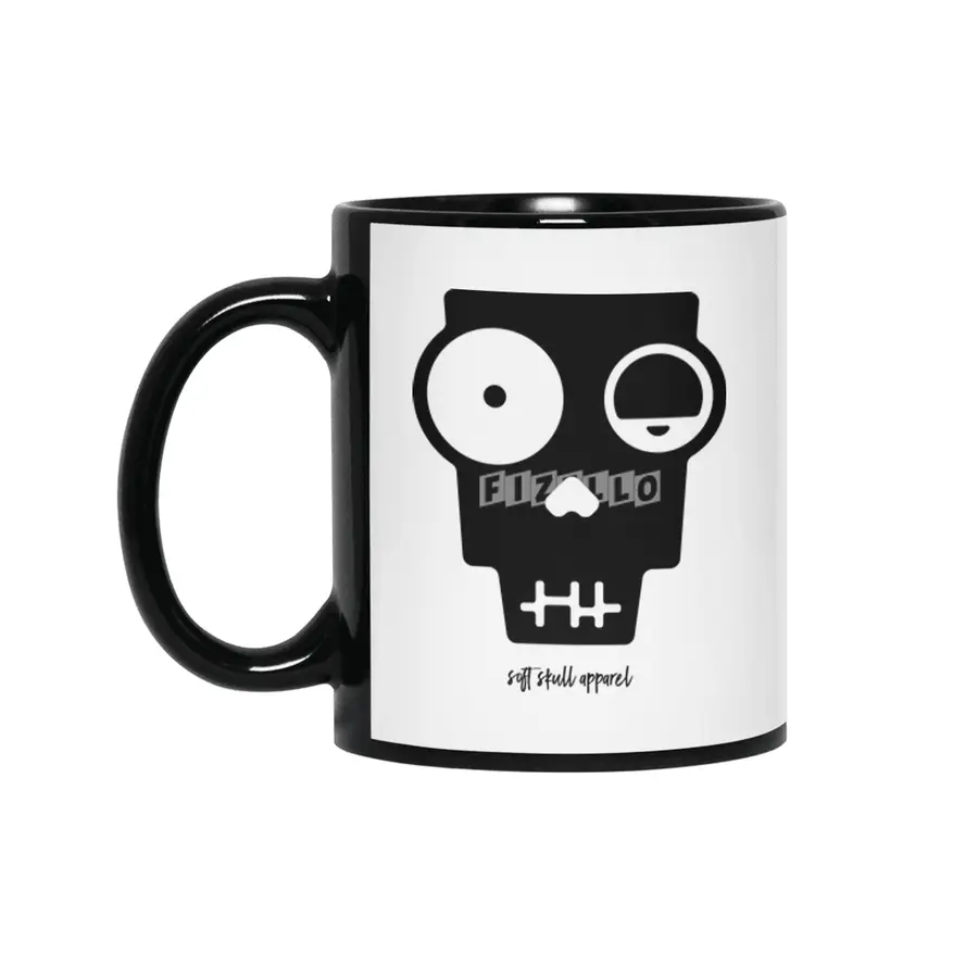 Soft Skull Zombie One in Black Siyah Kupa