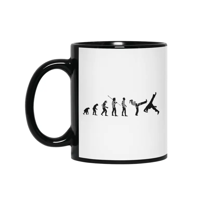 Capoeira Mankind Evolution Meme Bv Siyah Kupa