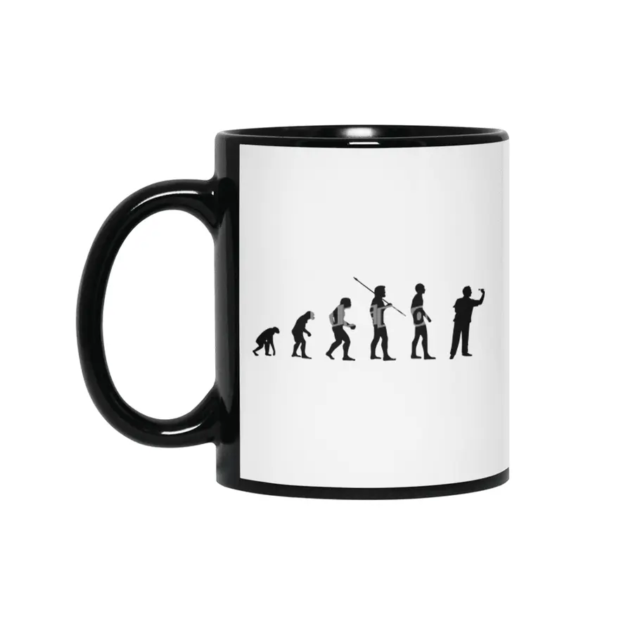 Darts Player Human Evolution Meme Bv Siyah Kupa