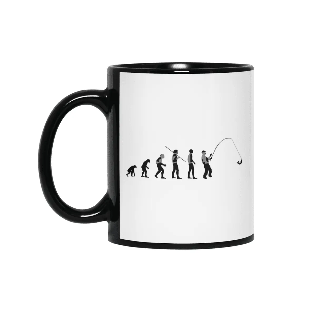Funny Fishing Evolution of Man Fishers Parody Bv Siyah Kupa