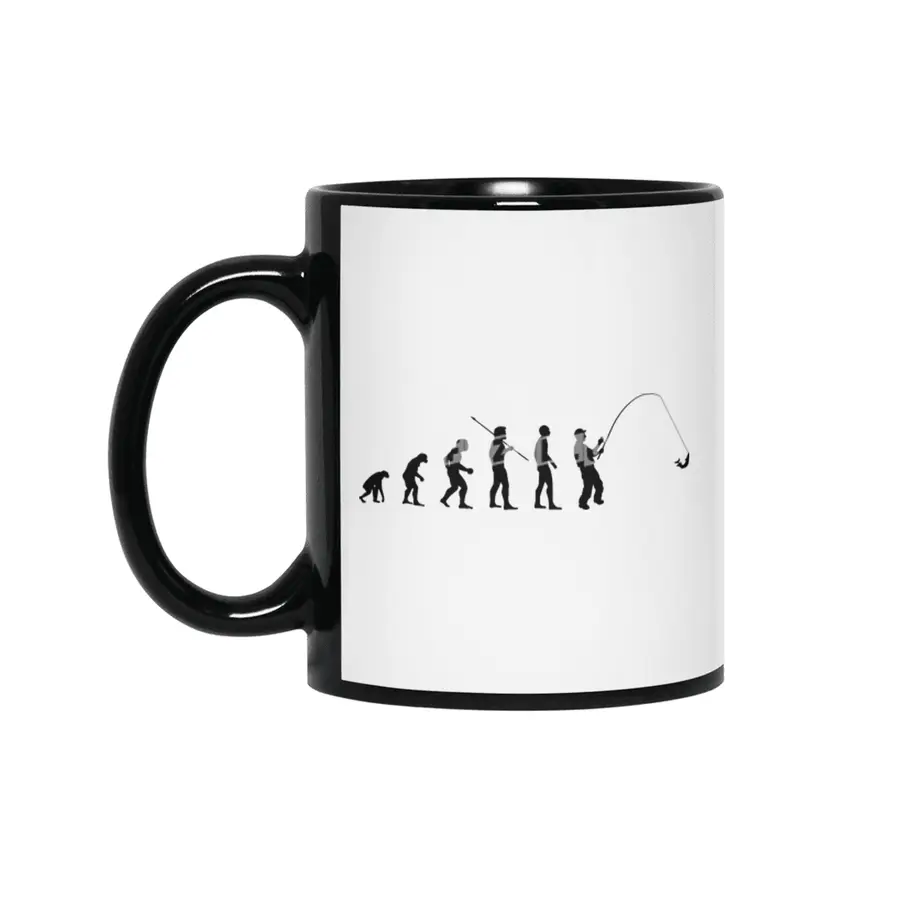 Funny Fishing Evolution of Man Fishers Parody Bv Siyah Kupa
