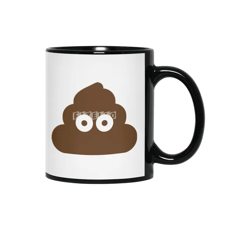 Pile of Poo Siyah Kupa