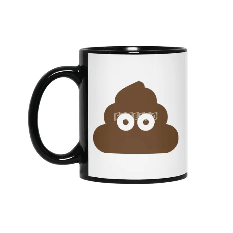 Pile of Poo Siyah Kupa