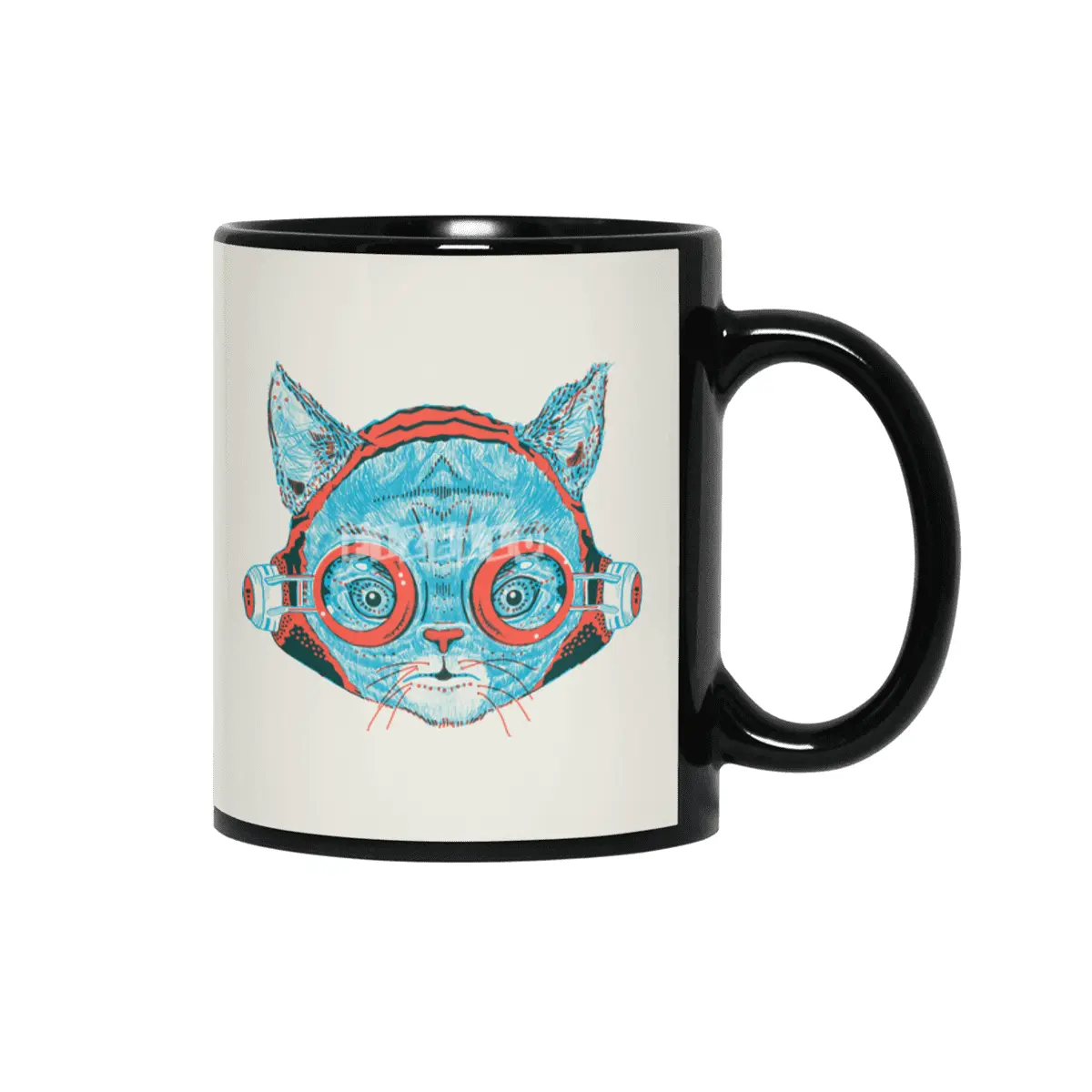 Meowz Kanata Siyah Kupa
