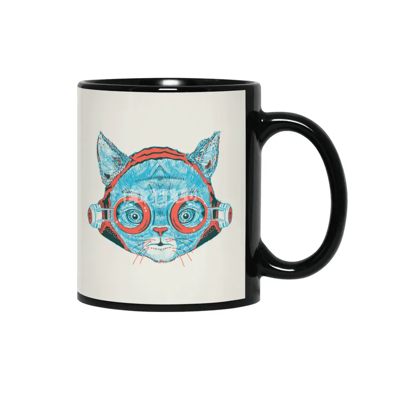 Meowz Kanata Siyah Kupa
