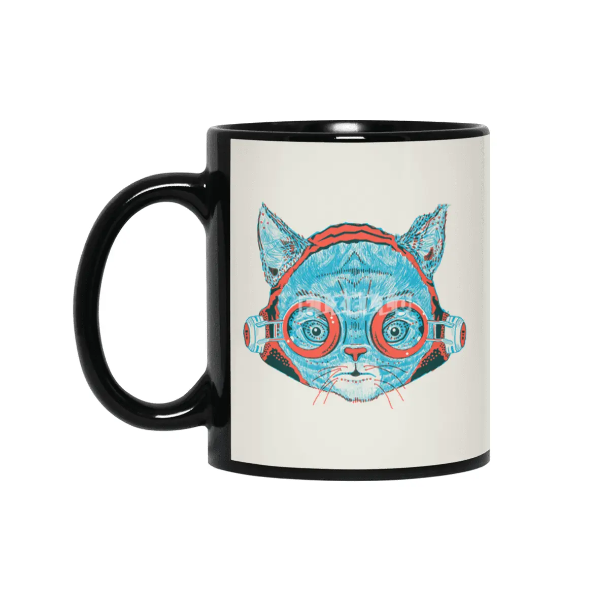 Meowz Kanata Siyah Kupa