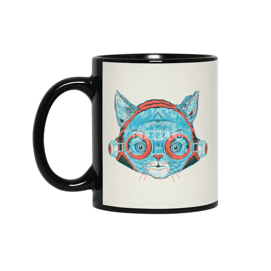 Meowz Kanata Siyah Kupa