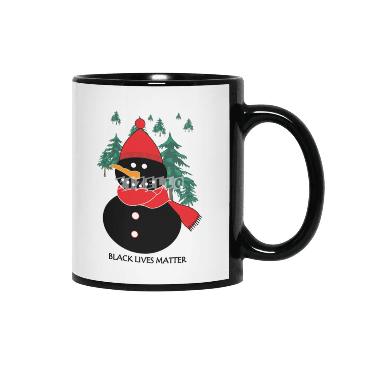 At Christmas, Black Lives Matter Too Siyah Kupa