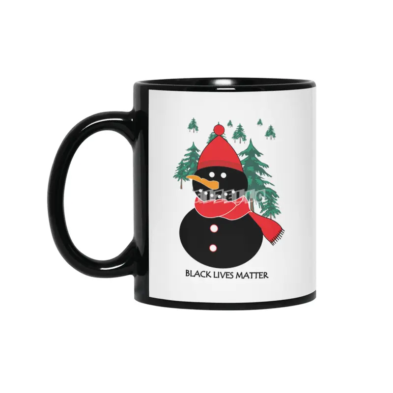 At Christmas, Black Lives Matter Too Siyah Kupa