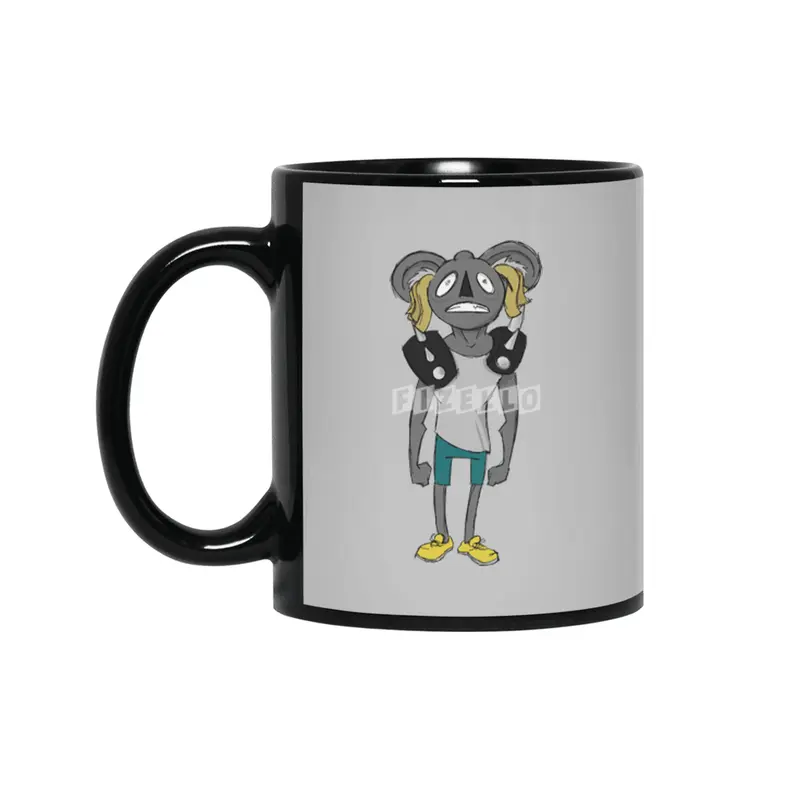 Koala Siyah Kupa