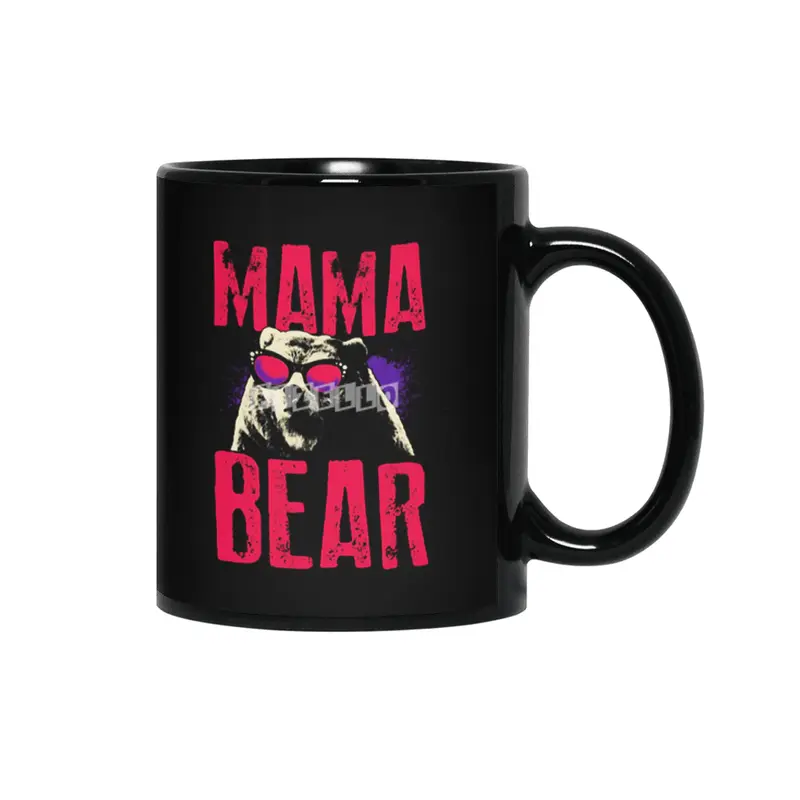 Mama Bear Mom Mother Mothers Day Matching Family For Women Siyah Kupa