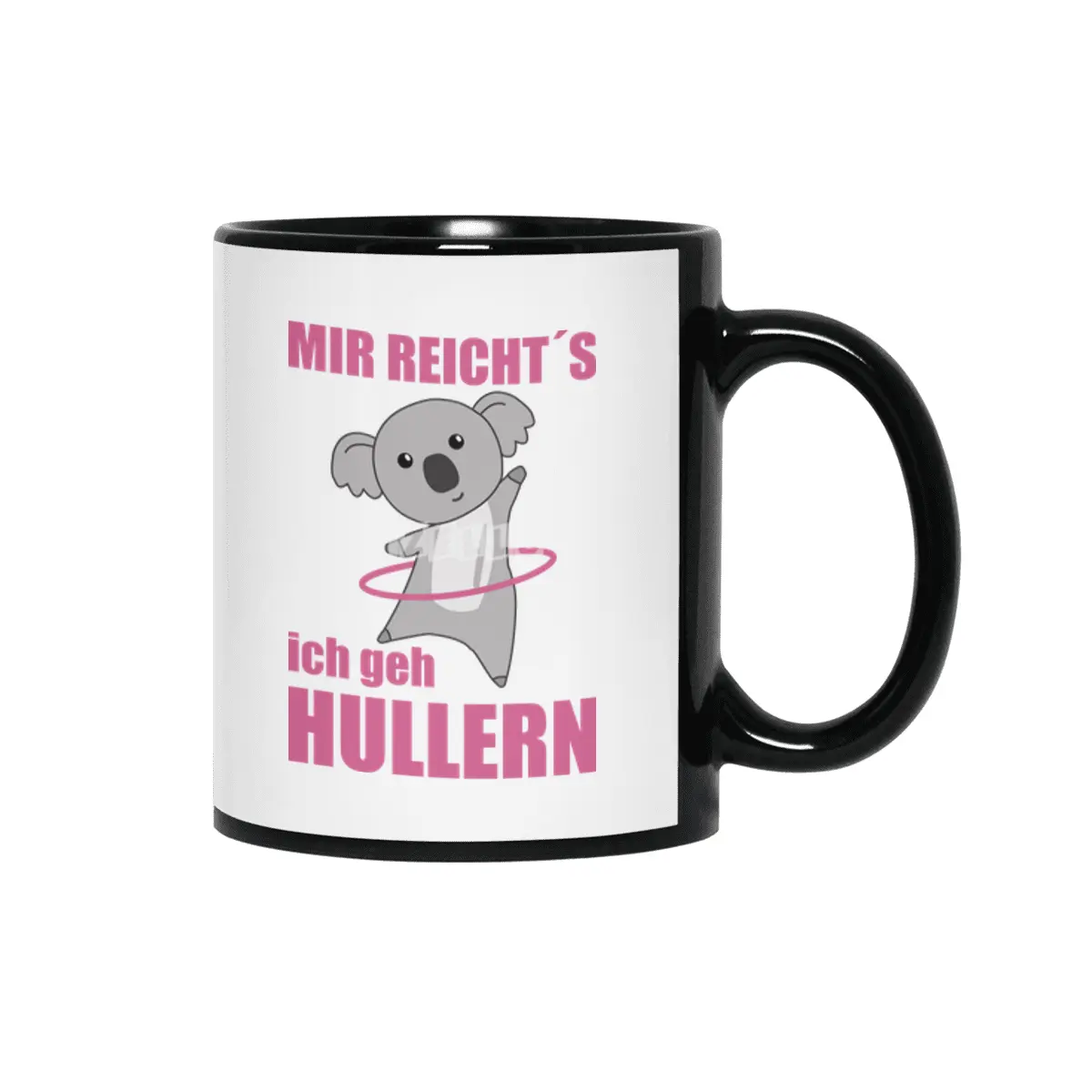Koalas Die Hullern Sport Cute Koala Funny Siyah Kupa