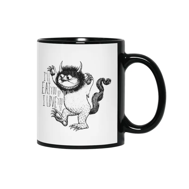 Where The Wild Things Are - I'll Eat You Up I Love You So Siyah Kupa