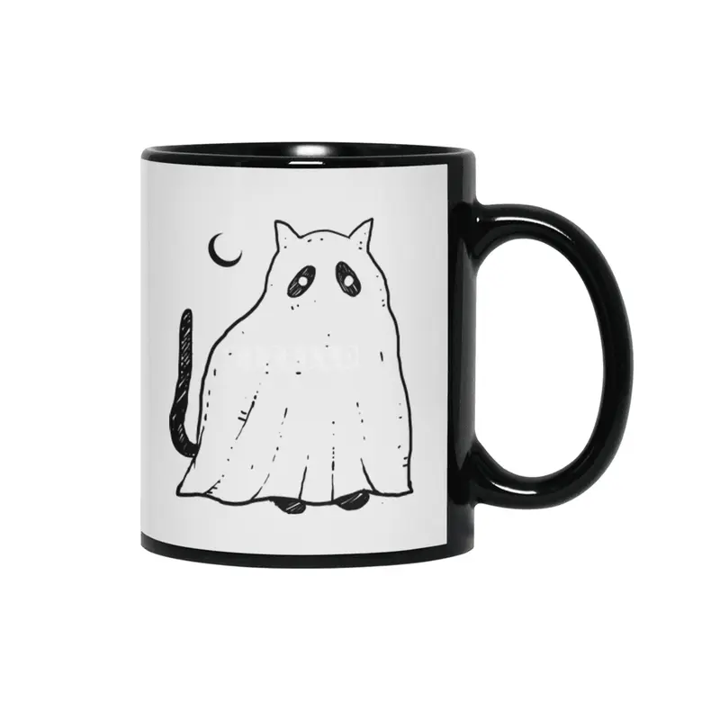 Ghost Cat Siyah Kupa