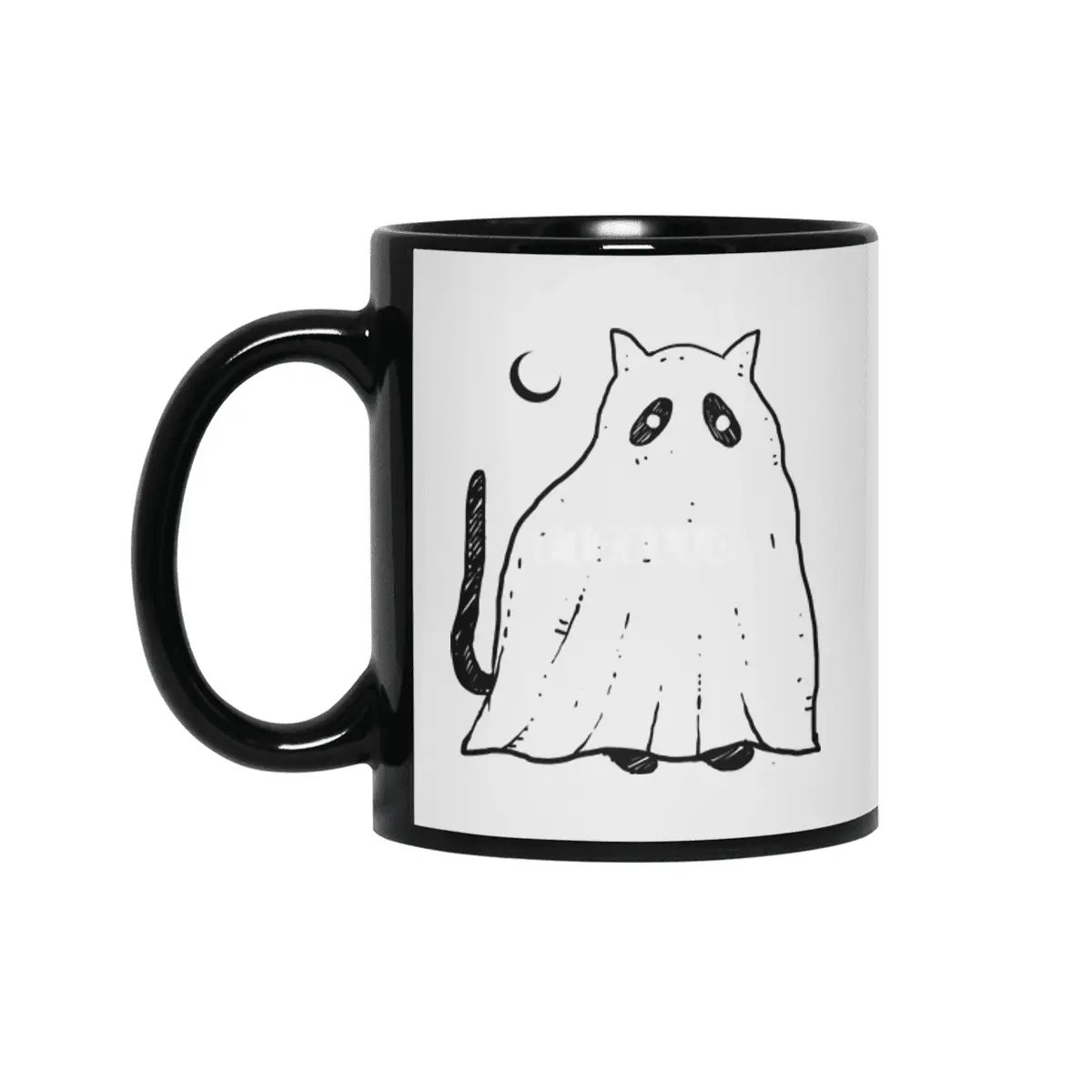 Ghost Cat Siyah Kupa