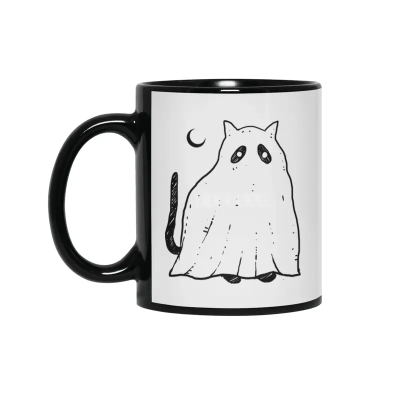 Ghost Cat Siyah Kupa