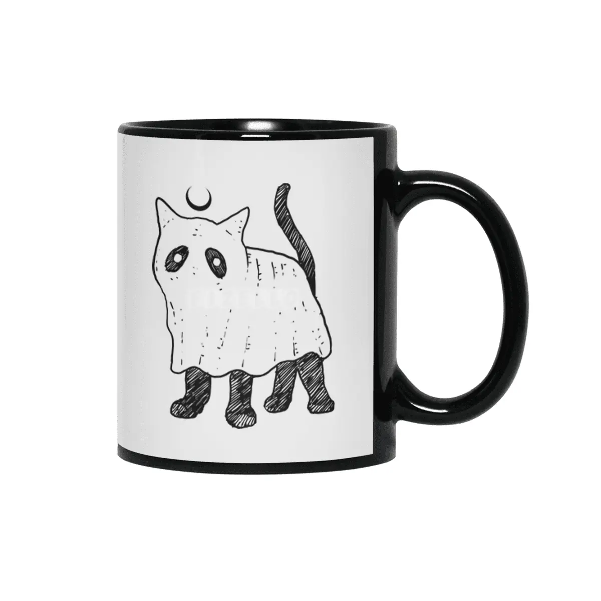 Ghost Cat Siyah Kupa