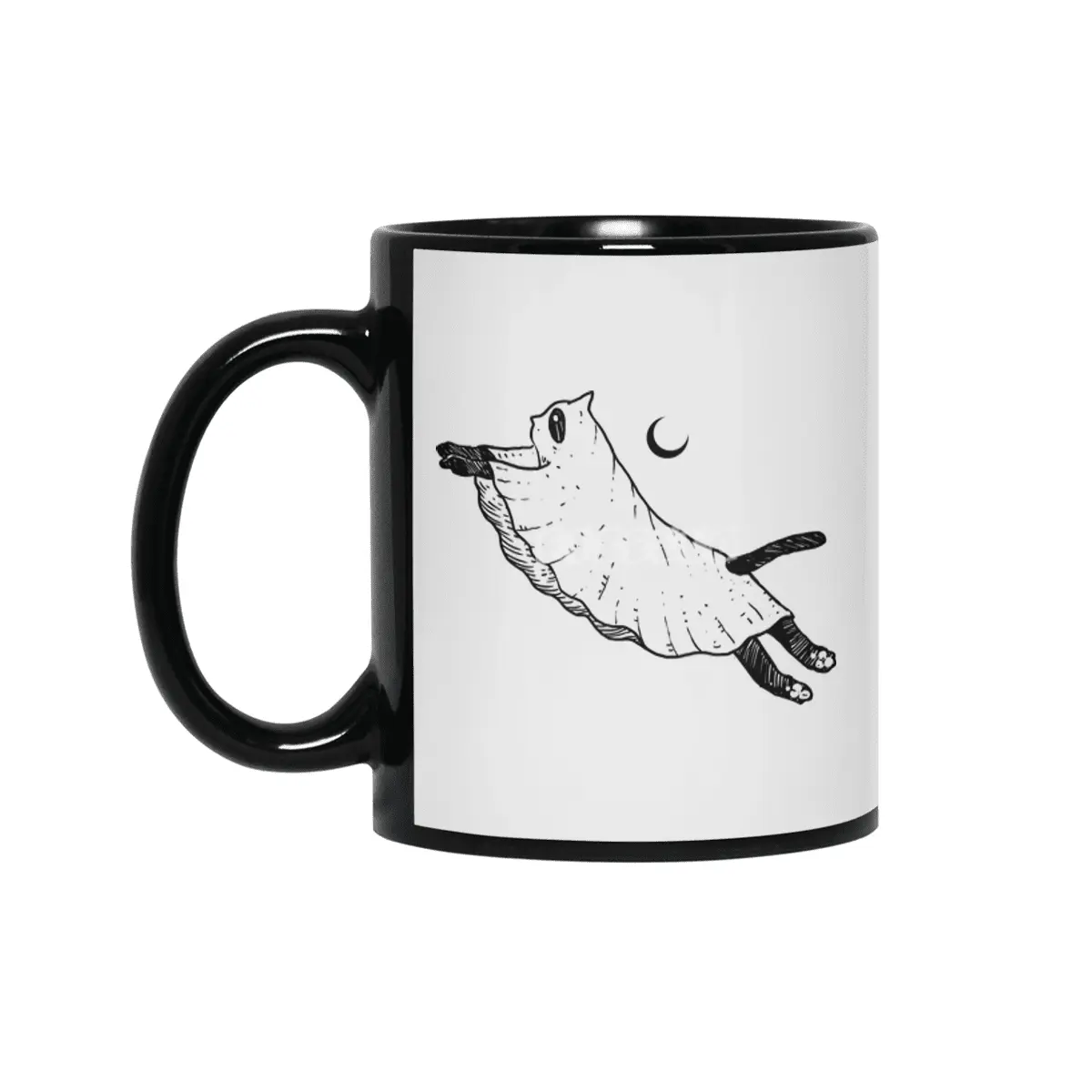 Ghost Cat Siyah Kupa