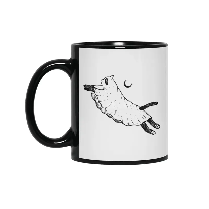 Ghost Cat Siyah Kupa
