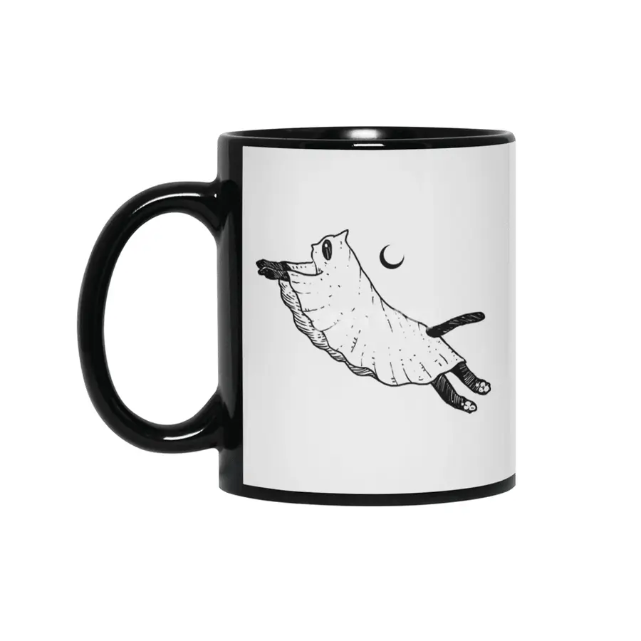 Ghost Cat Siyah Kupa