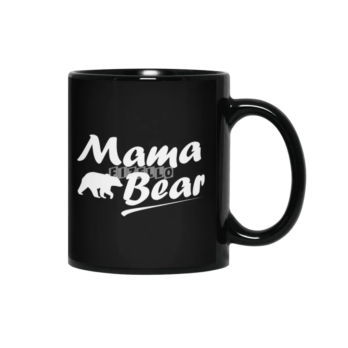 Mama Bear Mother's Day Shirt Mama Siyah Kupa