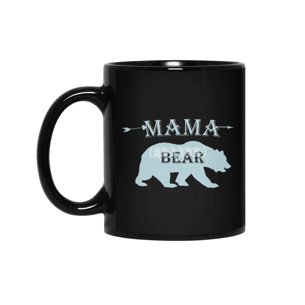 Mama Bear-Happy Mother Day Siyah Kupa